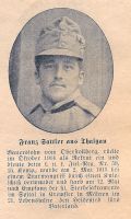 Sattler Franz, Thalgau, Infantrist